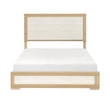 Sterling Natural/White LED King Bed from Homelegance - Luna Furniture