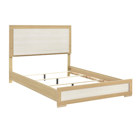 Sterling Natural/White LED King Bed from Homelegance - Luna Furniture
