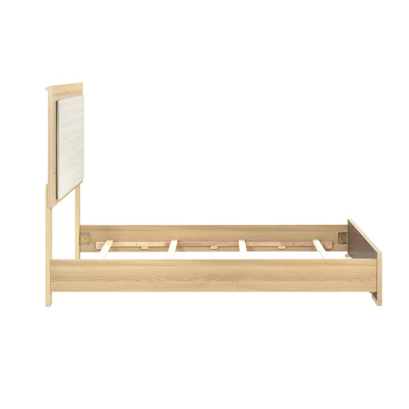 Sterling Natural/White LED Youth Bedroom Set from Homelegance - Luna Furniture