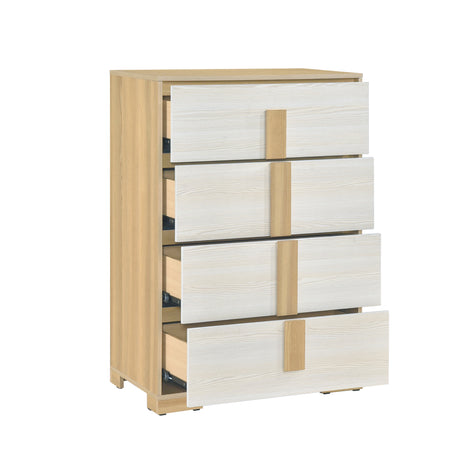 Sterling Natural/White LED Youth Bedroom Set from Homelegance - Luna Furniture