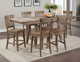Riverdale Driftwood 5-Piece Counter Set(Counter Table & 4 Chairs) from Steve Silver - Luna Furniture