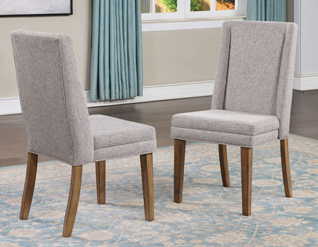 Riverdale Driftwood Upholstered 5-Piece Dining Set from Steve Silver - Luna Furniture