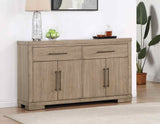 Napa 5-Piece 72-108-inch Dining Set, Sand(Table & 4 Side Chairs) from Steve Silver - Luna Furniture
