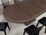 Vaughn 60-96″ Table with 2-18″ Leaves, Coffee Finish from Steve Silver - Luna Furniture