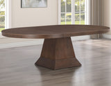 Vaughn 5-Piece 60-96″ w/2-18 Leaves Dining Set, Coffee & Black Finish from Steve Silver - Luna Furniture