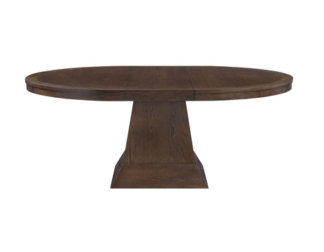 Vaughn 60-96″ Table with 2-18″ Leaves, Coffee Finish from Steve Silver - Luna Furniture