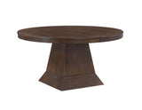 Vaughn 5-Piece 60-96″ w/2-18 Leaves Dining Set, Coffee & Black Finish from Steve Silver - Luna Furniture