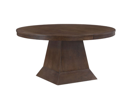 Vaughn 60-96″ Table with 2-18″ Leaves, Coffee Finish from Steve Silver - Luna Furniture