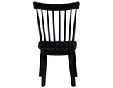 Vaughn 5-Piece 60-96″ w/2-18 Leaves Dining Set, Coffee & Black Finish from Steve Silver - Luna Furniture