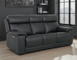 Zenith Power Home Theater Sofa with Built-In Speakers, Lighting and Vibration. from Steve Silver - Luna Furniture