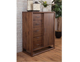 Lofton Distressed Mocha Gentleman's Chest from Steve Silver - Luna Furniture