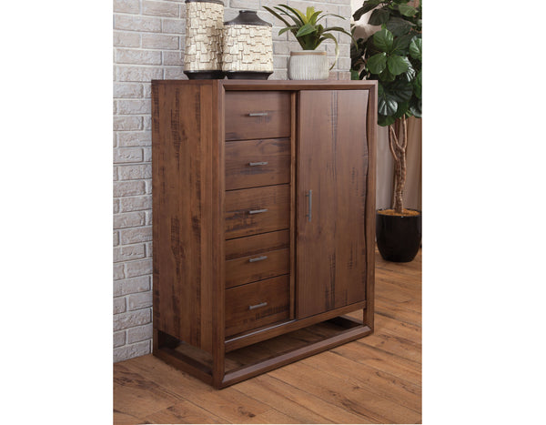 Lofton Distressed Mocha Gentleman's Chest
