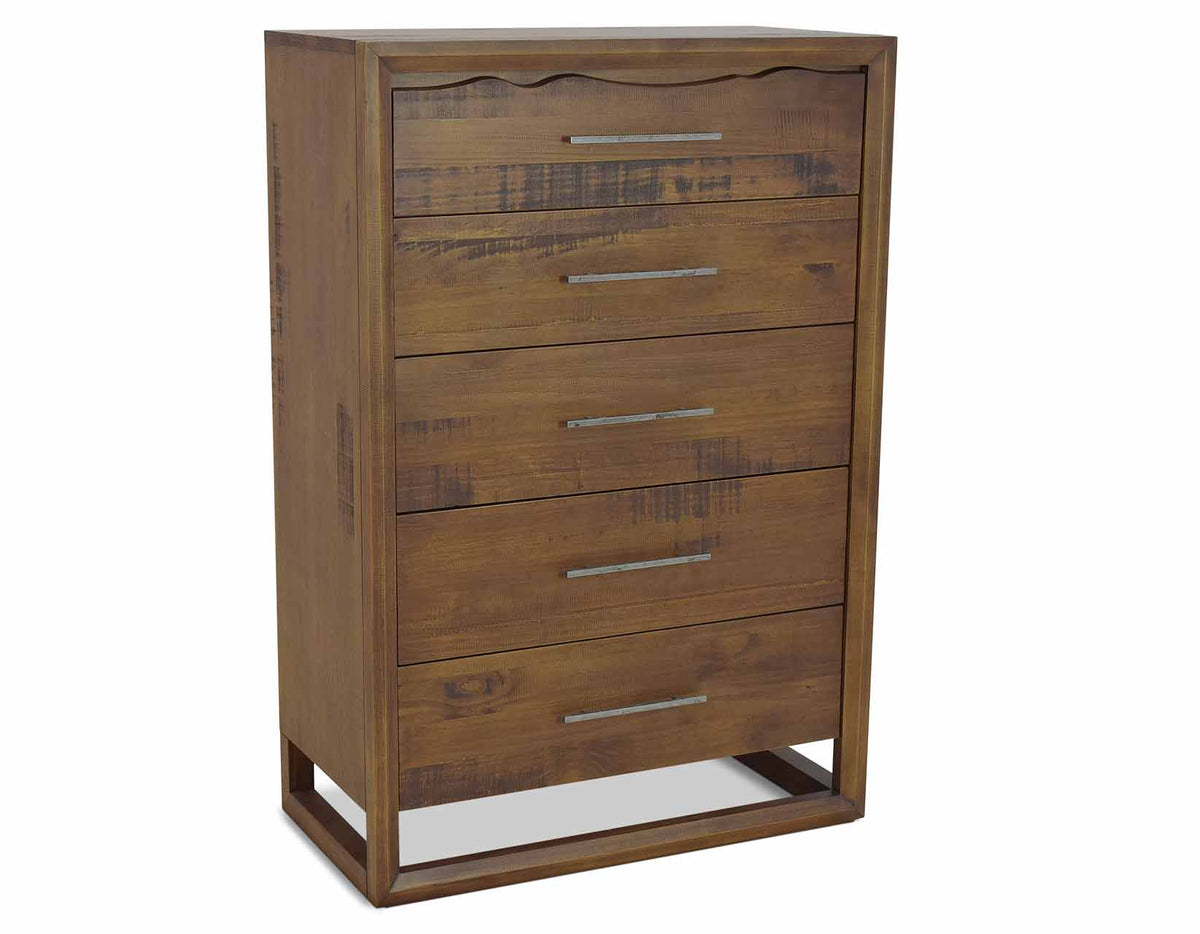 Lofton Brown 5-Drawer Chest