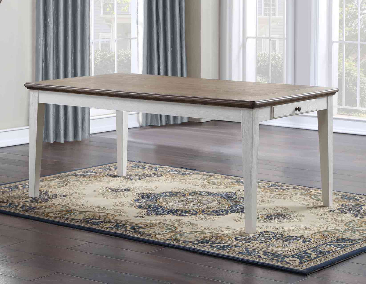 Pendleton Ivory/Honey Oak 72-inch Dining Table from Steve Silver - Luna Furniture