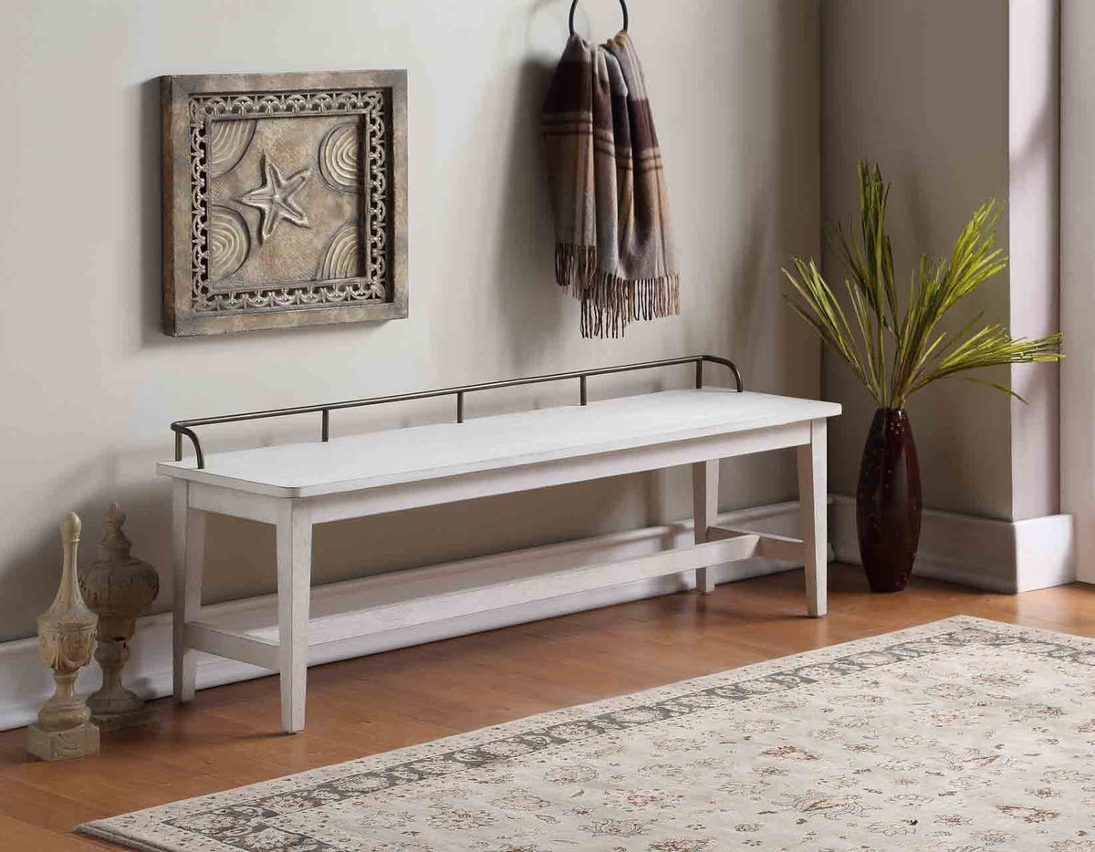 Pendleton Vanilla Bench from Steve Silver - Luna Furniture