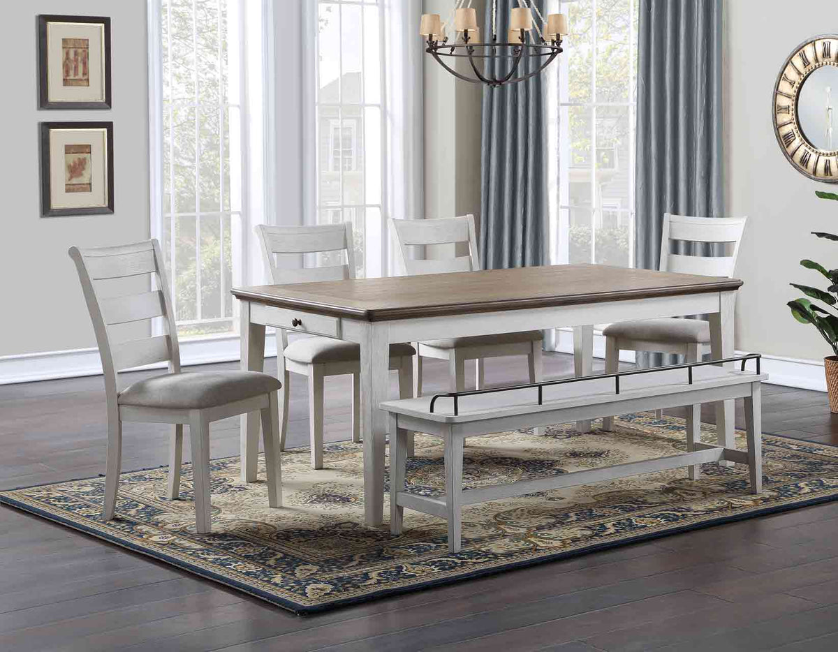 Pendleton Vanilla Bench from Steve Silver - Luna Furniture