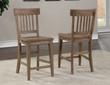 Riverdale Driftwood 5-Piece Counter Set(Counter Table & 4 Chairs) from Steve Silver - Luna Furniture