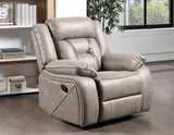 Tyson Gray Glider Recliner Chair from Steve Silver - Luna Furniture