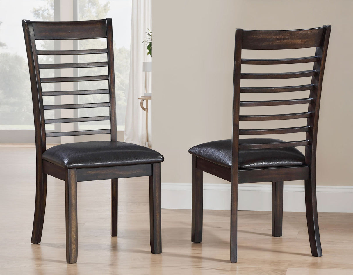 Ally Side Chair, Antique Charcoal, Set of 2 from Steve Silver - Luna Furniture