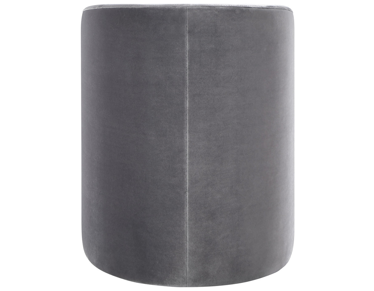 Annie Gray Velvet Barrel Chair with Casters, Set of 2 from Steve Silver - Luna Furniture