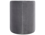 Annie Gray Velvet Barrel Chair with Casters, Set of 2 from Steve Silver - Luna Furniture