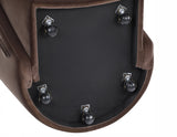 Annie Chocolate Velvet Barrel Chair with Casters, Set of 2 from Steve Silver - Luna Furniture