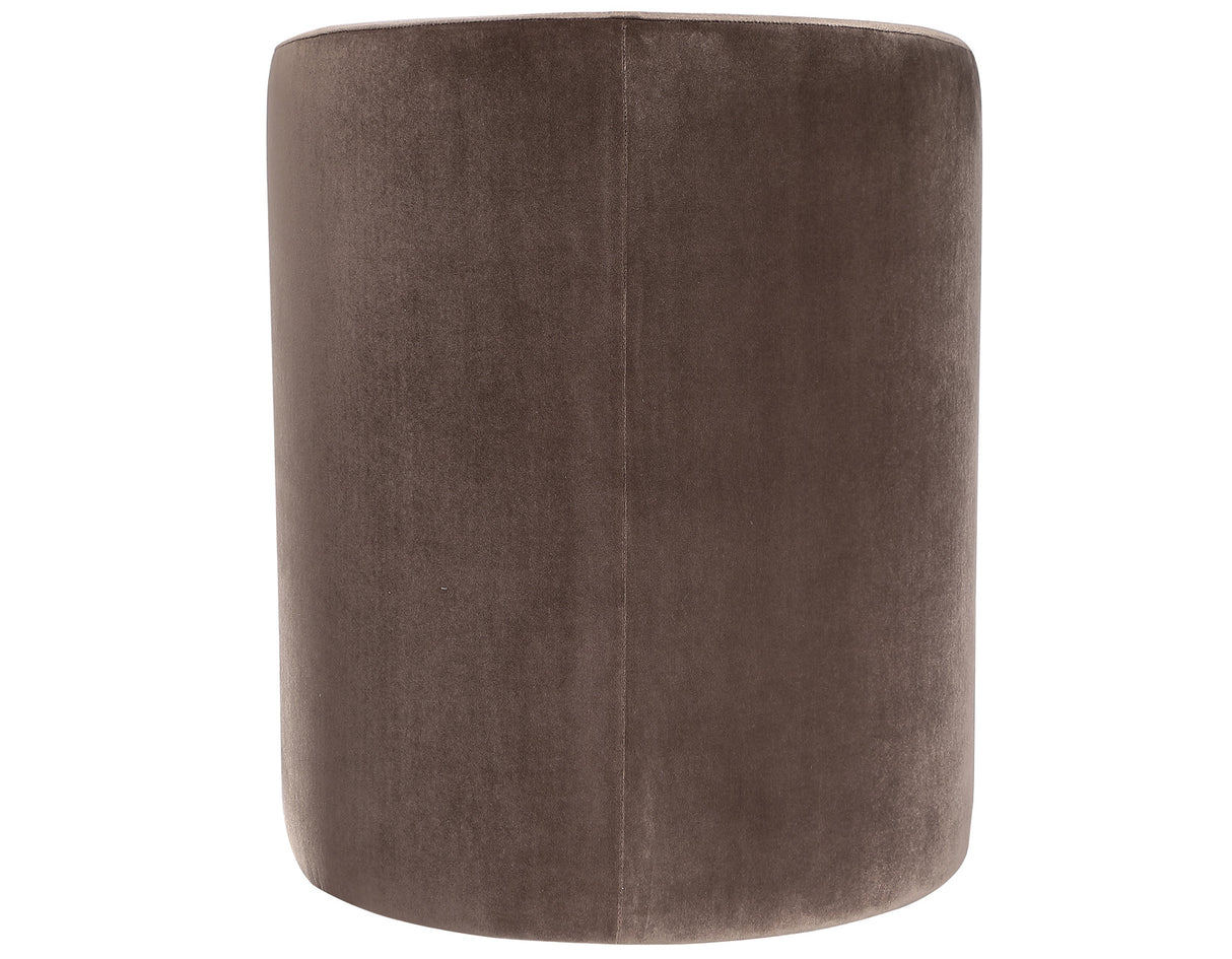 Annie Chocolate Velvet Barrel Chair with Casters, Set of 2 from Steve Silver - Luna Furniture