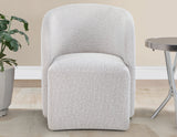 Annie Cotton Barrel Chair with Casters, Set of 2 from Steve Silver - Luna Furniture