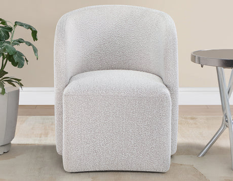 Annie Cotton Barrel Chair with Casters, Set of 2 from Steve Silver - Luna Furniture