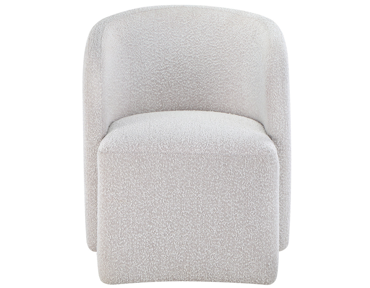 Annie Cotton Barrel Chair with Casters, Set of 2 from Steve Silver - Luna Furniture