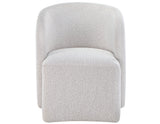 Annie Cotton Barrel Chair with Casters, Set of 2 from Steve Silver - Luna Furniture