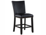 Artemis Black Vegan Leather Counter Height Chair, Set of 2 from Steve Silver - Luna Furniture
