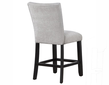 Artemis Gray Chenille Counter Height Chair, Set of 2 from Steve Silver - Luna Furniture