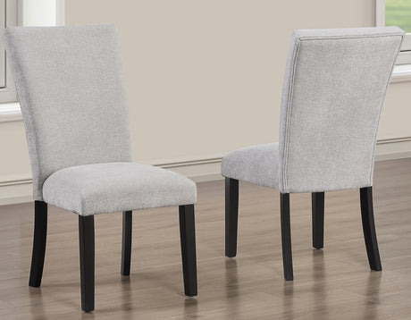 Artemis Gray Chenille Side Chair, Set of 2 from Steve Silver - Luna Furniture