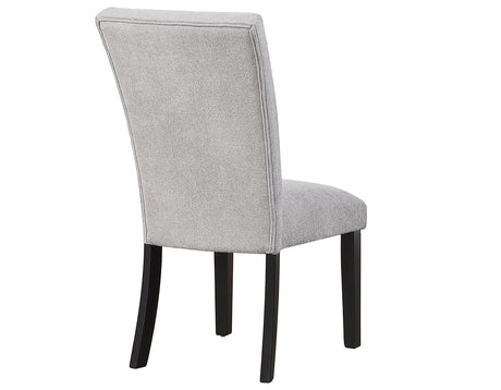 Artemis Gray Chenille Side Chair, Set of 2 from Steve Silver - Luna Furniture