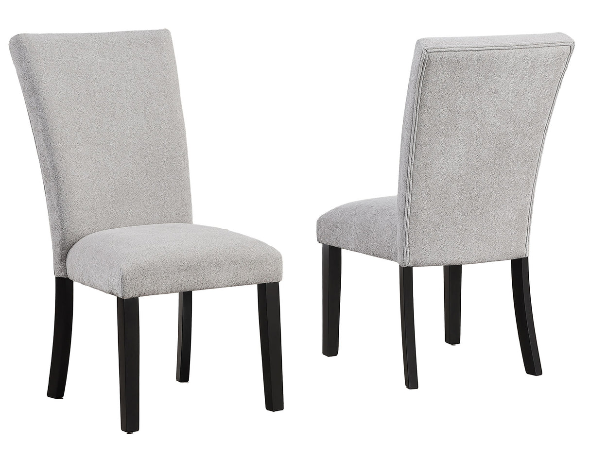 Artemis Gray Chenille Side Chair, Set of 2 from Steve Silver - Luna Furniture