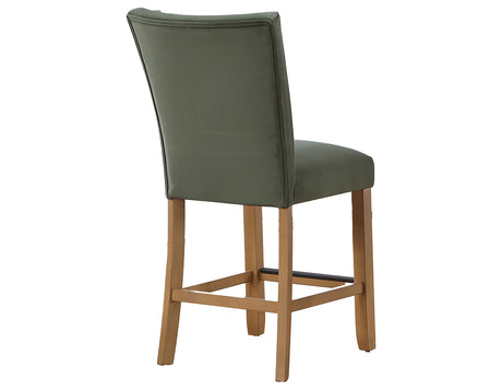 Artemis Green Velvet Counter Height Chair, Set of 2 from Steve Silver - Luna Furniture