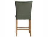 Artemis Green Velvet Counter Height Chair, Set of 2 from Steve Silver - Luna Furniture