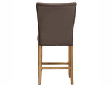 Artemis Brown Velvet Counter Height Chair, Set of 2 from Steve Silver - Luna Furniture