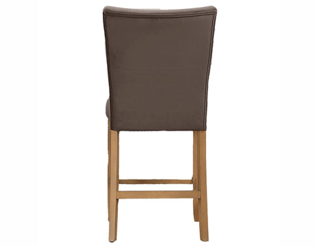 Artemis Brown Velvet Counter Height Chair, Set of 2 from Steve Silver - Luna Furniture