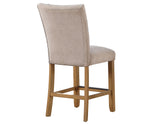 Artemis Beige Chenille Counter Height Chair, Set of 2 from Steve Silver - Luna Furniture