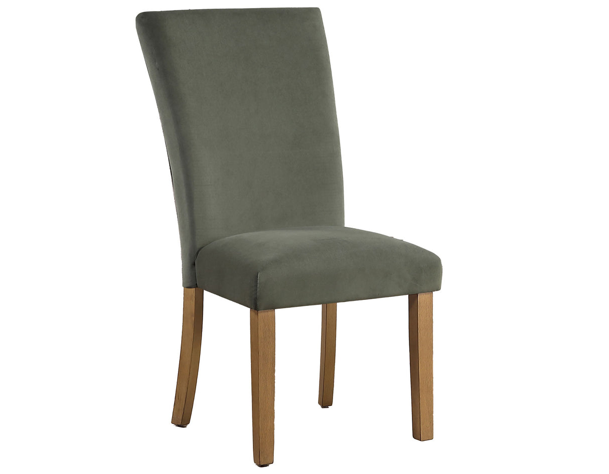 Artemis Green Velvet Side Chair, Set of 2 from Steve Silver - Luna Furniture
