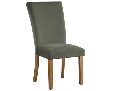 Artemis Green Velvet Side Chair, Set of 2 from Steve Silver - Luna Furniture