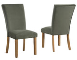 Artemis Green Velvet Side Chair, Set of 2 from Steve Silver - Luna Furniture