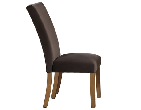 Artemis Brown Velvet Side Chair, Set of 2 from Steve Silver - Luna Furniture