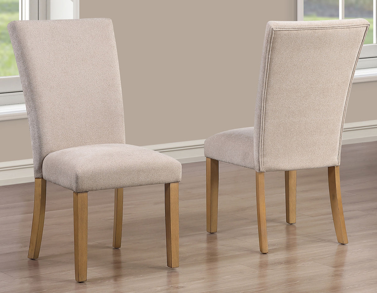 Artemis Beige Chenille Side Chair, Set of 2 from Steve Silver - Luna Furniture