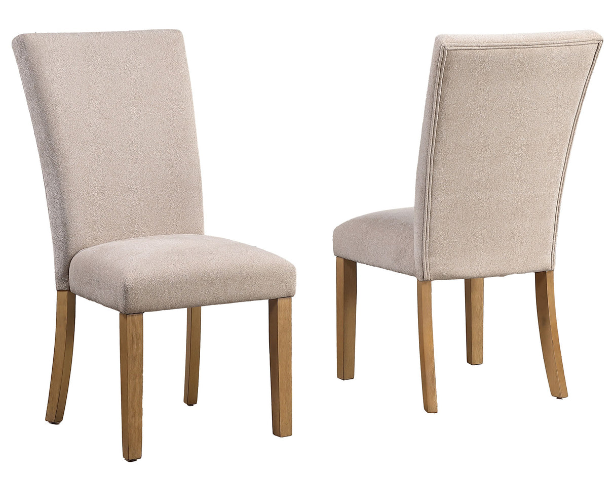 Artemis Beige Chenille Side Chair, Set of 2 from Steve Silver - Luna Furniture