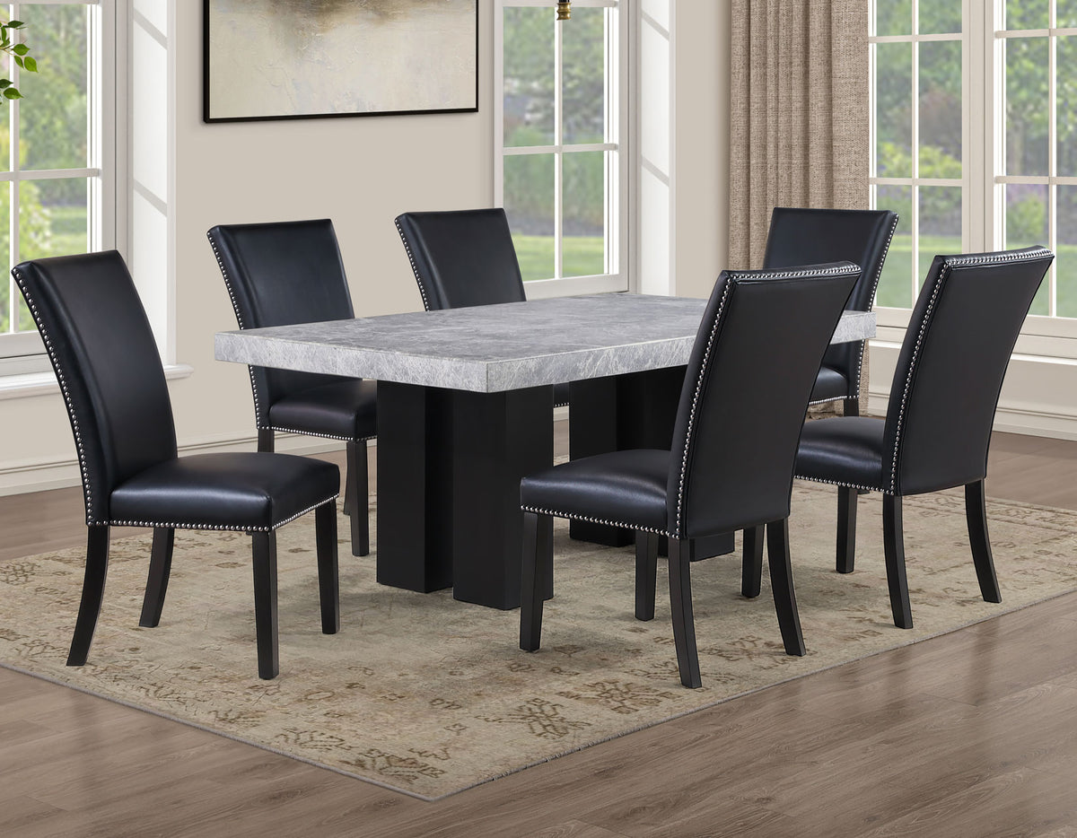 Artemis Gray/Black Dining Room Set from Steve Silver - Luna Furniture