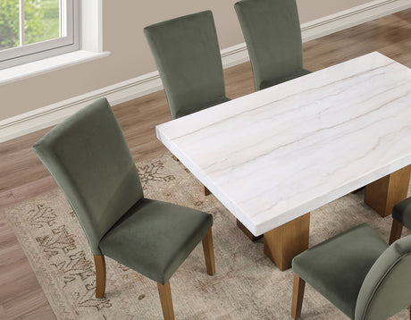 Artemis White/Green Dining Room Set from Steve Silver - Luna Furniture