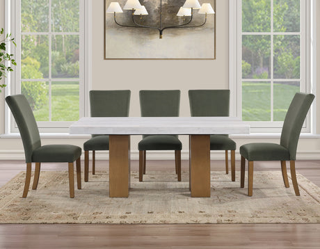Artemis White/Green Dining Room Set from Steve Silver - Luna Furniture